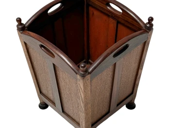 Jac. van den Bosch Art Deco Amsterdamse School Litter Basket for 't Binnenhuis